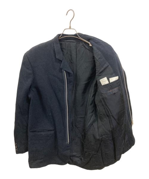 COMME des GARCONS HOMME（コムデギャルソン オム）COMME des GARCONS HOMME (コムデギャルソン オム) ジップアップジャケット　コムデギャルソン オム　HJ-07009M AD1999 ネイビー サイズ:Ｍの古着・服飾アイテム