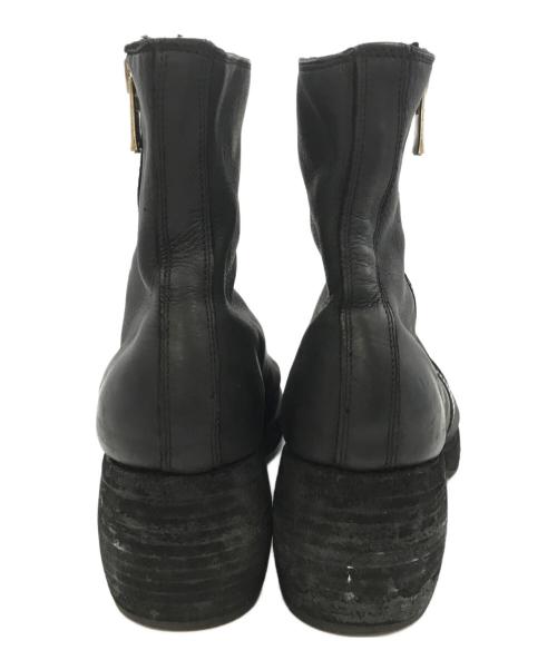 YOHJI YAMAMOTO（ヨウジヤマモト）YOHJI YAMAMOTO (ヨウジヤマモト) GUIDI (グイディ) サイドジップブーツ/ヨウジヤマモト/グイディ/Z0066-Y ブラック サイズ:36の古着・服飾アイテム