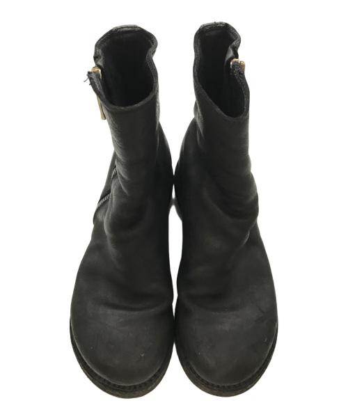 YOHJI YAMAMOTO（ヨウジヤマモト）YOHJI YAMAMOTO (ヨウジヤマモト) GUIDI (グイディ) サイドジップブーツ/ヨウジヤマモト/グイディ/Z0066-Y ブラック サイズ:36の古着・服飾アイテム