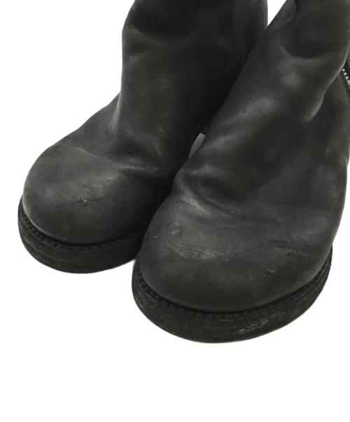 YOHJI YAMAMOTO（ヨウジヤマモト）YOHJI YAMAMOTO (ヨウジヤマモト) GUIDI (グイディ) サイドジップブーツ/ヨウジヤマモト/グイディ/Z0066-Y ブラック サイズ:36の古着・服飾アイテム