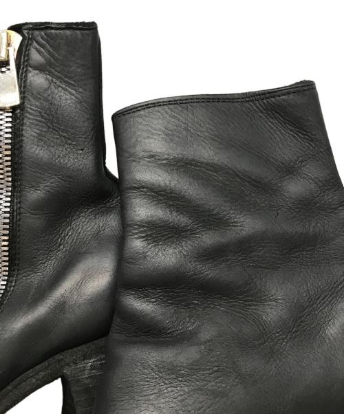 YOHJI YAMAMOTO（ヨウジヤマモト）YOHJI YAMAMOTO (ヨウジヤマモト) GUIDI (グイディ) サイドジップブーツ/ヨウジヤマモト/グイディ/Z0066-Y ブラック サイズ:36の古着・服飾アイテム