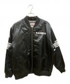 MITCHELL & NESS×NFLミッチェルアンドネス×エヌエフエル）の古着「スタジャン/エヌエフエル/ミッチェルアンドネス/」｜ブラック