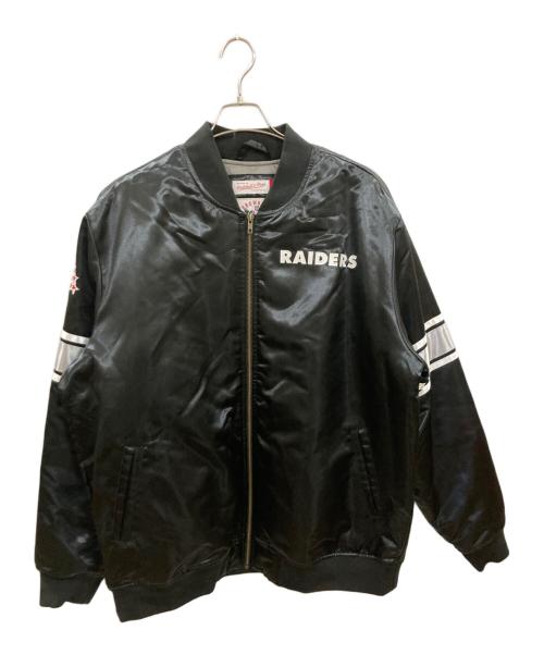 MITCHELL & NESS（ミッチェルアンドネス）MITCHELL & NESS (ミッチェルアンドネス) NFL (エヌエフエル) スタジャン/エヌエフエル/ミッチェルアンドネス/ ブラック サイズ:2XLの古着・服飾アイテム