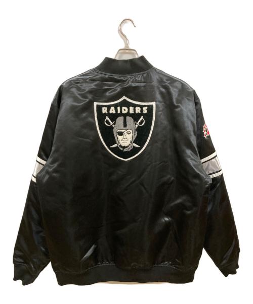 MITCHELL & NESS（ミッチェルアンドネス）MITCHELL & NESS (ミッチェルアンドネス) NFL (エヌエフエル) スタジャン/エヌエフエル/ミッチェルアンドネス/ ブラック サイズ:2XLの古着・服飾アイテム