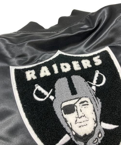 MITCHELL & NESS（ミッチェルアンドネス）MITCHELL & NESS (ミッチェルアンドネス) NFL (エヌエフエル) スタジャン/エヌエフエル/ミッチェルアンドネス/ ブラック サイズ:2XLの古着・服飾アイテム