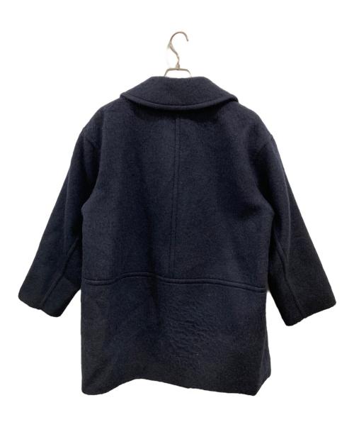 23区（ニジュウサンク）23区 (ニジュウサンク) ウールモヘヤ混ダブルショートコート　ニジュウサンク　7119149 ネイビー サイズ:46の古着・服飾アイテム