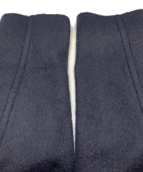 23区（ニジュウサンク）23区 (ニジュウサンク) ウールモヘヤ混ダブルショートコート　ニジュウサンク　7119149 ネイビー サイズ:46の古着・服飾アイテム