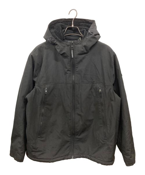 Calvin Klein（カルバンクライン）Calvin Klein (カルバンクライン) SHERPA LINED HOODED SOFT SHELL JACKET　カルバンクライン　CMAGI2106 ブラック サイズ:XLの古着・服飾アイテム