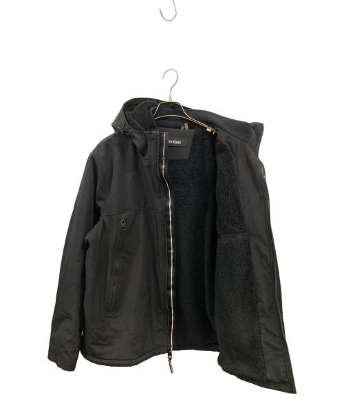 Calvin Klein（カルバンクライン）Calvin Klein (カルバンクライン) SHERPA LINED HOODED SOFT SHELL JACKET　カルバンクライン　CMAGI2106 ブラック サイズ:XLの古着・服飾アイテム