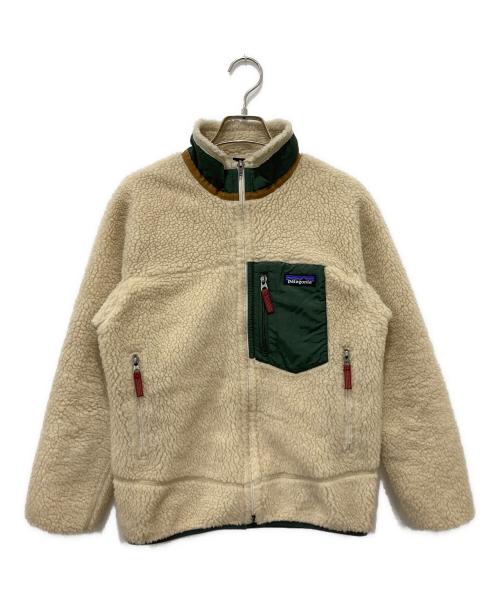 Patagonia（パタゴニア）Patagonia (パタゴニア) Boys' Retro-X JACKET（ボーイズレトロXジャケット） ベージュ サイズ:Lの古着・服飾アイテム