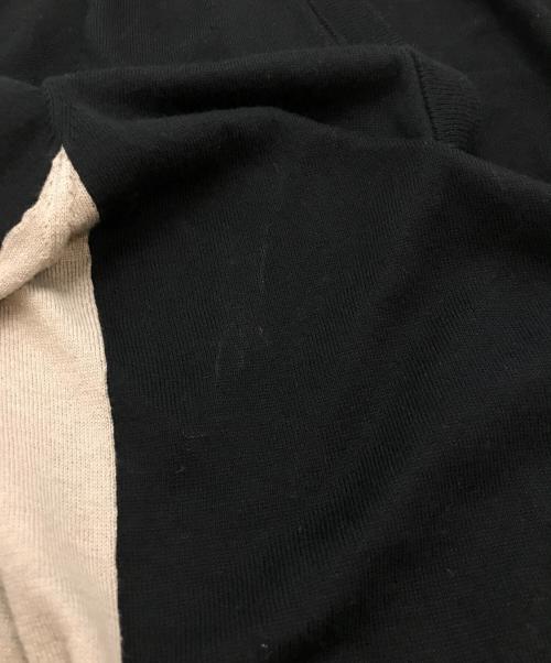 Vivienne Westwood RED LABEL（ヴィヴィアンウエストウッドレッドレーベル）Vivienne Westwood RED LABEL (ヴィヴィアンウエストウッドレッドレーベル) オーブ刺繍ニットカーディガン/ヴィヴィアンウエストウッドレッドレーベル/17-01-122002 ブラック×ベージュ サイズ:2の古着・服飾アイテム