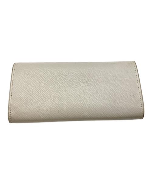 CELINE（セリーヌ）CELINE (セリーヌ) ラージフラップウォレット/セリーヌ/S-PB-4168/イタリア製 アイボリーの古着・服飾アイテム