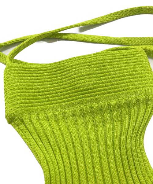 CFCL（シーエフシーエル）CFCL (シーエフシーエル) STRATA SACOCHE BAG/シーエフシーエル 黄緑の古着・服飾アイテム