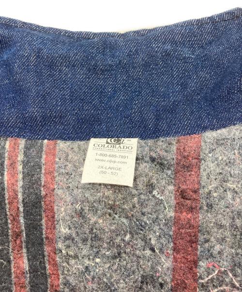 COLORADO（コロラド）COLORADO (コロラド) 裏地ブランケットカバーオール インディゴ サイズ:2XLの古着・服飾アイテム