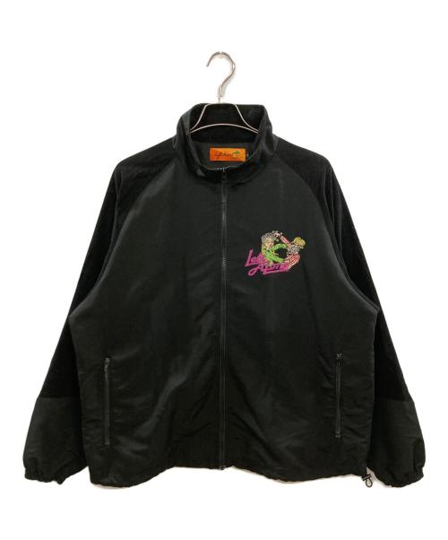 Left Alone（レフトアローン）Left Alone (レフトアローン) POPCORN TRACK JACKET/レフトアローン/19LA-115 ブラック サイズ:Ｌの古着・服飾アイテム