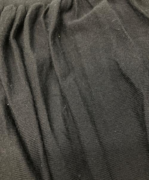 Curensology（カレンソロジー）Curensology (カレンソロジー) ウールハイネックギャザーワンピース　カレンソロジー　CL009134ER-06 ブラック サイズ:Freeの古着・服飾アイテム