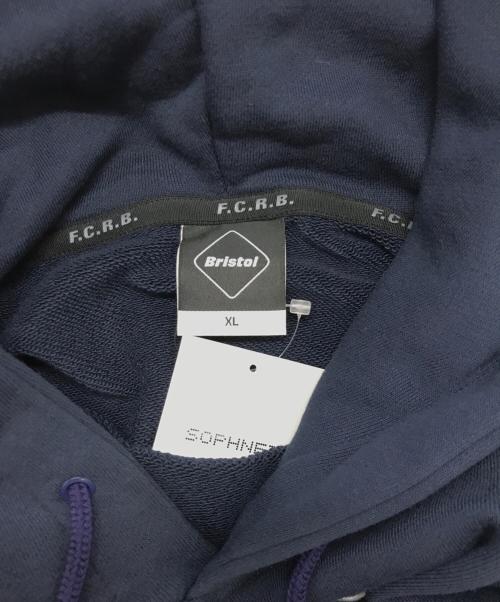 F.C.R.B.（エフシーレアルブリストル）F.C.R.B. (エフシーレアルブリストル) BRISTOL EMBROIDERY HOODIE/エフシーレアルブリストル/FCRB-210060/21SS ネイビー サイズ:XLの古着・服飾アイテム