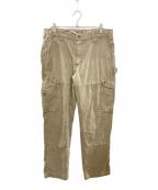 CarHarttカーハート）の古着「COTTON RIPSTOP RELAXED FIT DOUBLE-FRONT CARGO WORK PANT/カーハート/B342 DES」｜ベージュ