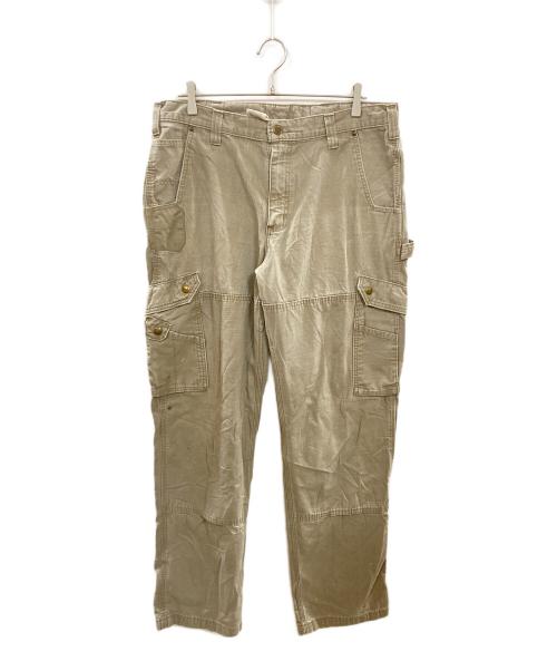CarHartt（カーハート）CarHartt (カーハート) COTTON RIPSTOP RELAXED FIT DOUBLE-FRONT CARGO WORK PANT/カーハート/B342 DES ベージュ サイズ:36/34の古着・服飾アイテム