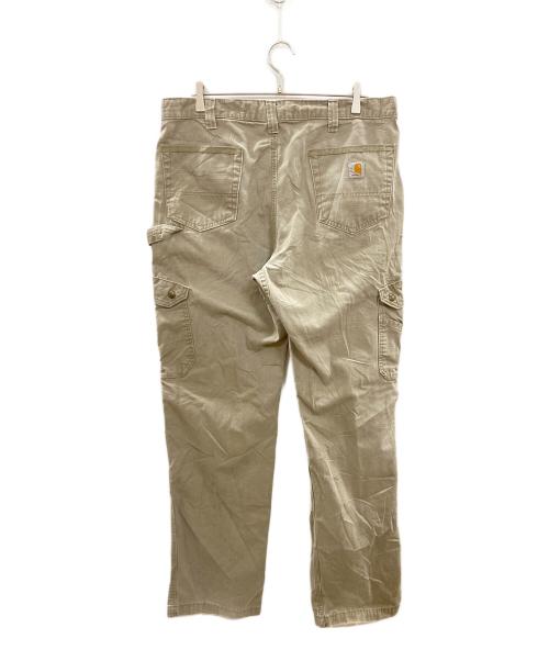 CarHartt（カーハート）CarHartt (カーハート) COTTON RIPSTOP RELAXED FIT DOUBLE-FRONT CARGO WORK PANT/カーハート/B342 DES ベージュ サイズ:36/34の古着・服飾アイテム