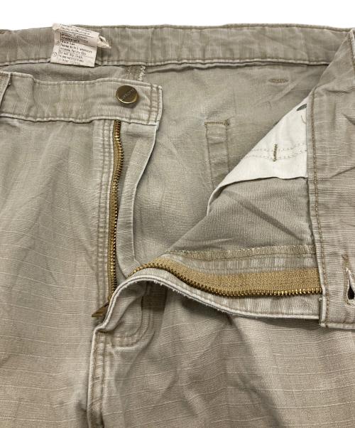 CarHartt（カーハート）CarHartt (カーハート) COTTON RIPSTOP RELAXED FIT DOUBLE-FRONT CARGO WORK PANT/カーハート/B342 DES ベージュ サイズ:36/34の古着・服飾アイテム