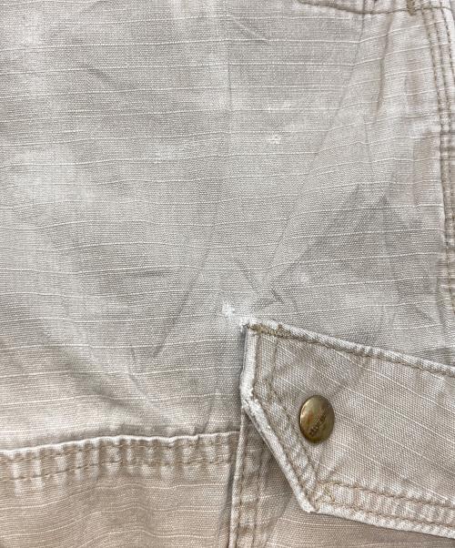 CarHartt（カーハート）CarHartt (カーハート) COTTON RIPSTOP RELAXED FIT DOUBLE-FRONT CARGO WORK PANT/カーハート/B342 DES ベージュ サイズ:36/34の古着・服飾アイテム
