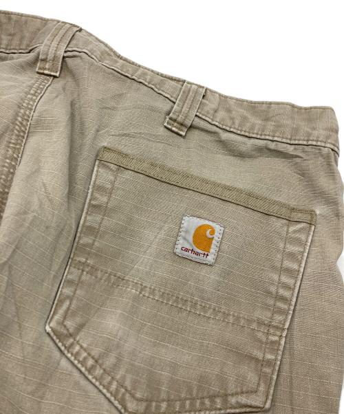 CarHartt（カーハート）CarHartt (カーハート) COTTON RIPSTOP RELAXED FIT DOUBLE-FRONT CARGO WORK PANT/カーハート/B342 DES ベージュ サイズ:36/34の古着・服飾アイテム