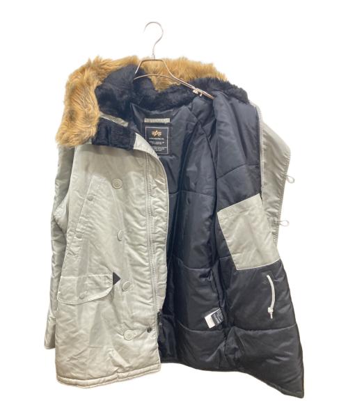 ALPHA（アルファ）ALPHA (アルファ) N-3Bタイプコート　アルファ　 ミントグリーン サイズ:Ｌの古着・服飾アイテム