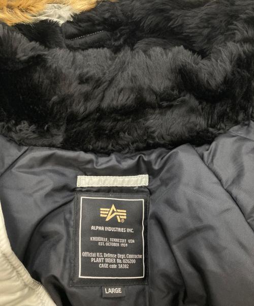 ALPHA（アルファ）ALPHA (アルファ) N-3Bタイプコート　アルファ　 ミントグリーン サイズ:Ｌの古着・服飾アイテム