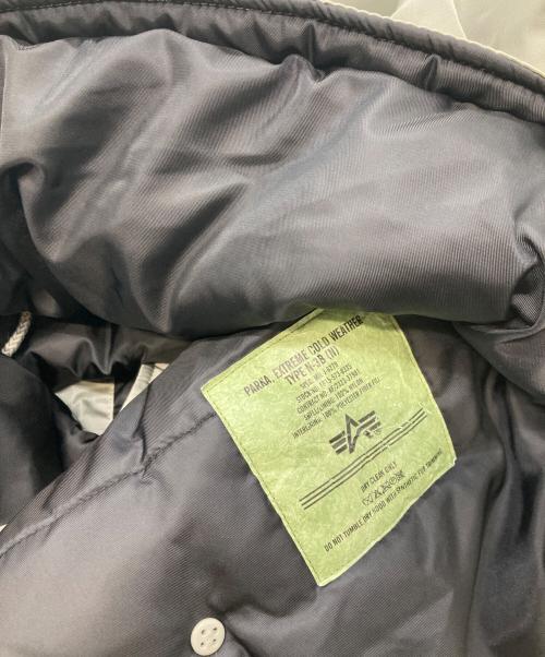 ALPHA（アルファ）ALPHA (アルファ) N-3Bタイプコート　アルファ　 ミントグリーン サイズ:Ｌの古着・服飾アイテム