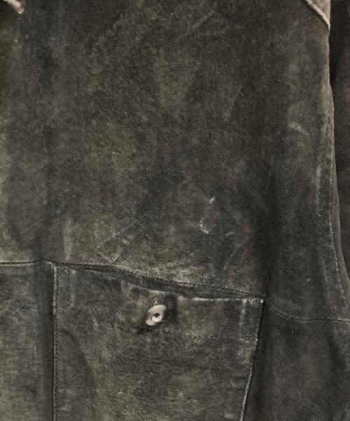 PERRY ELLIS（ペリーエリス）PERRY ELLIS (ペリーエリス) スウェードレザージャケット ブラック サイズ:Ｌの古着・服飾アイテム