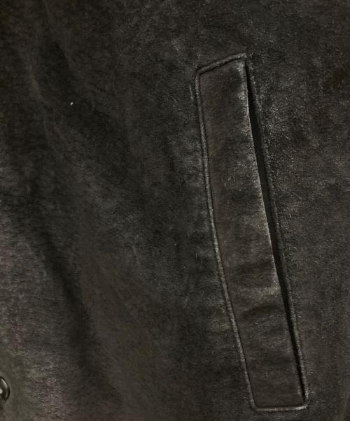 PERRY ELLIS（ペリーエリス）PERRY ELLIS (ペリーエリス) スウェードレザージャケット ブラック サイズ:Ｌの古着・服飾アイテム