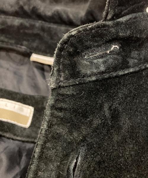 PERRY ELLIS（ペリーエリス）PERRY ELLIS (ペリーエリス) スウェードレザージャケット ブラック サイズ:Ｌの古着・服飾アイテム