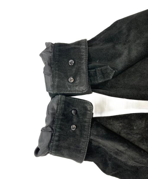 PERRY ELLIS（ペリーエリス）PERRY ELLIS (ペリーエリス) スウェードレザージャケット ブラック サイズ:Ｌの古着・服飾アイテム