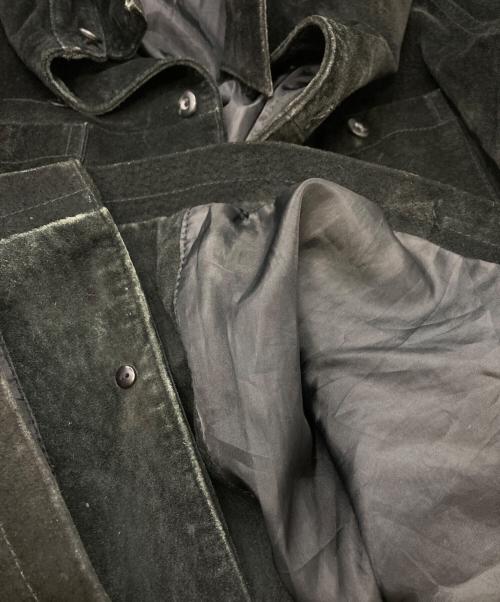 PERRY ELLIS（ペリーエリス）PERRY ELLIS (ペリーエリス) スウェードレザージャケット ブラック サイズ:Ｌの古着・服飾アイテム
