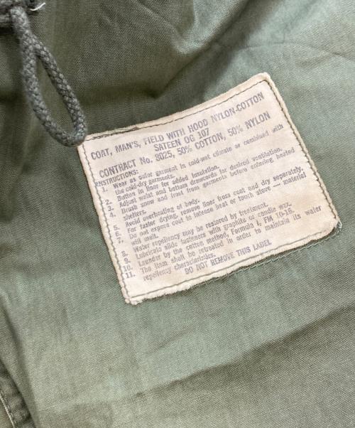 US ARMY（ユーエスアーミー）US ARMY (ユーエスアーミー) M65ジャケット/ユーエスアーミー/8405-782-2939/アルミジップ 60’ｓ オリーブ サイズ:REGULAR MEDIUMの古着・服飾アイテム