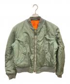 US ARMYユーエスアーミー）の古着「MA-1ジャケット」｜オリーブ