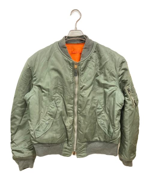 US ARMY（ユーエスアーミー）US ARMY (ユーエスアーミー) MA-1ジャケット オリーブ サイズ:Ｍの古着・服飾アイテム