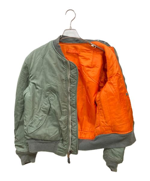US ARMY（ユーエスアーミー）US ARMY (ユーエスアーミー) MA-1ジャケット オリーブ サイズ:Ｍの古着・服飾アイテム