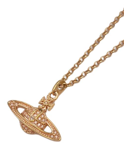 Vivienne Westwood（ヴィヴィアンウエストウッド）Vivienne Westwood (ヴィヴィアンウエストウッド) MINI BAS RELIEF ネックレス/ヴィヴィアンウエストウッド ピンクゴールドの古着・服飾アイテム
