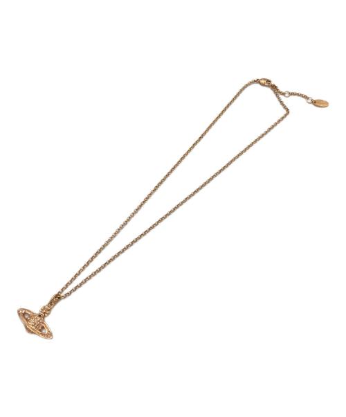 Vivienne Westwood（ヴィヴィアンウエストウッド）Vivienne Westwood (ヴィヴィアンウエストウッド) MINI BAS RELIEF ネックレス/ヴィヴィアンウエストウッド ピンクゴールドの古着・服飾アイテム