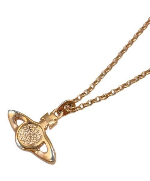 Vivienne Westwood（ヴィヴィアンウエストウッド）Vivienne Westwood (ヴィヴィアンウエストウッド) MINI BAS RELIEF ネックレス/ヴィヴィアンウエストウッド ピンクゴールドの古着・服飾アイテム