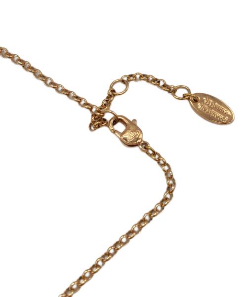 Vivienne Westwood（ヴィヴィアンウエストウッド）Vivienne Westwood (ヴィヴィアンウエストウッド) MINI BAS RELIEF ネックレス/ヴィヴィアンウエストウッド ピンクゴールドの古着・服飾アイテム