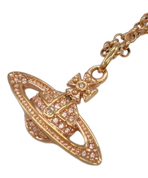 Vivienne Westwood（ヴィヴィアンウエストウッド）Vivienne Westwood (ヴィヴィアンウエストウッド) MINI BAS RELIEF ネックレス/ヴィヴィアンウエストウッド ピンクゴールドの古着・服飾アイテム