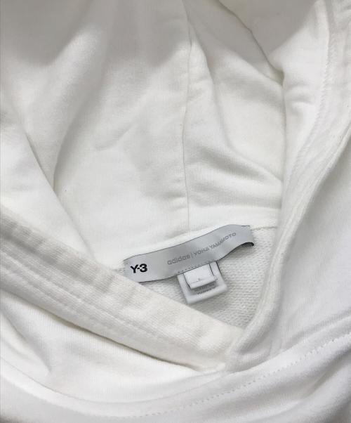 Y-3（ワイスリー）Y-3 (ワイスリー) U GRAPHIC HOODIE/ワイスリー/HT4731 ホワイト サイズ:Ｌの古着・服飾アイテム