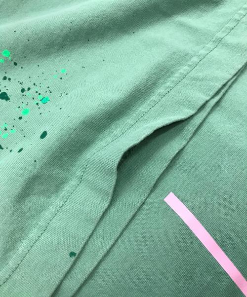 Palm Angels（パーム エンジェルス）Palm Angels (パーム エンジェルス) PAINTED CLASSIC T-shirt/PMAA001S23JER010 グリーン サイズ:Ｍの古着・服飾アイテム