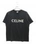 CELINE（セリーヌ）の古着「ロゴプリント ルーズフィット Tシャツ/セリーヌ/2X681671Q」｜ブラック