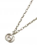 GUCCIグッチ）の古着「インターロッキングネックレス/グッチ/SILVER925/1561 F1」｜シルバー