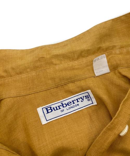 Burberry's（バーバリーズ）Burberry's (バーバリーズ) リネンシャツ/バーバリーズ ブラウン サイズ:40の古着・服飾アイテム
