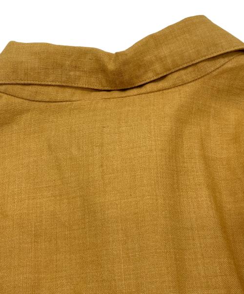 Burberry's（バーバリーズ）Burberry's (バーバリーズ) リネンシャツ/バーバリーズ ブラウン サイズ:40の古着・服飾アイテム